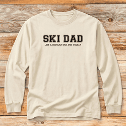 Ski Dad T Shirt Gift For Dad