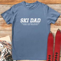 Ski Dad Definition T Shirt Gift For Dad
