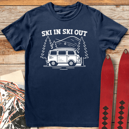 Ski In Ski Out T Shirt Gift For Skier