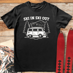 Ski In Ski Out T Shirt Gift For Skier