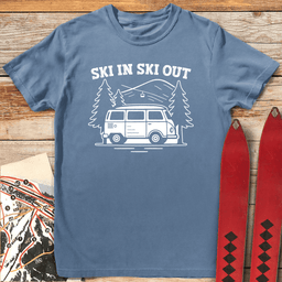 Ski In Ski Out T Shirt Gift For Skier