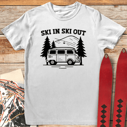 Ski In Ski Out T Shirt Gift For Skier