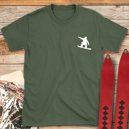 Simple Snowboard T Shirt Gift For Snowboarder