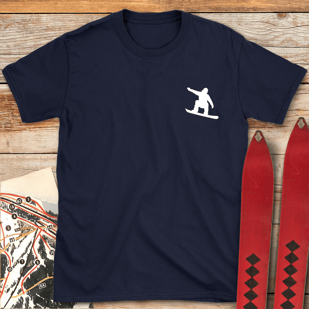 Simple Snowboard T Shirt Gift For Snowboarder