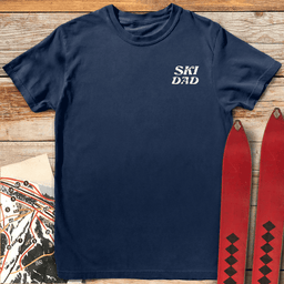 Ski Dad Pocket T Shirt Gift For Dad