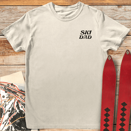 Ski Dad Pocket T Shirt Gift For Dad