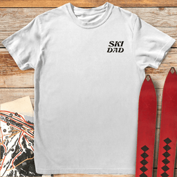 Ski Dad Pocket T Shirt Gift For Dad