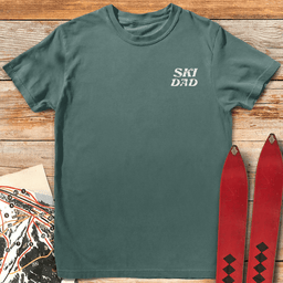 Ski Dad Pocket T Shirt Gift For Dad