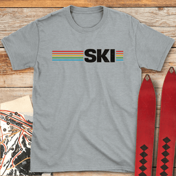 Ski Machine T Shirt Gift For Skier