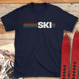 Ski Machine T Shirt Gift For Skier