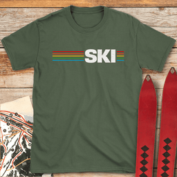 Ski Machine T Shirt Gift For Skier