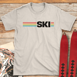 Ski Machine T Shirt Gift For Skier