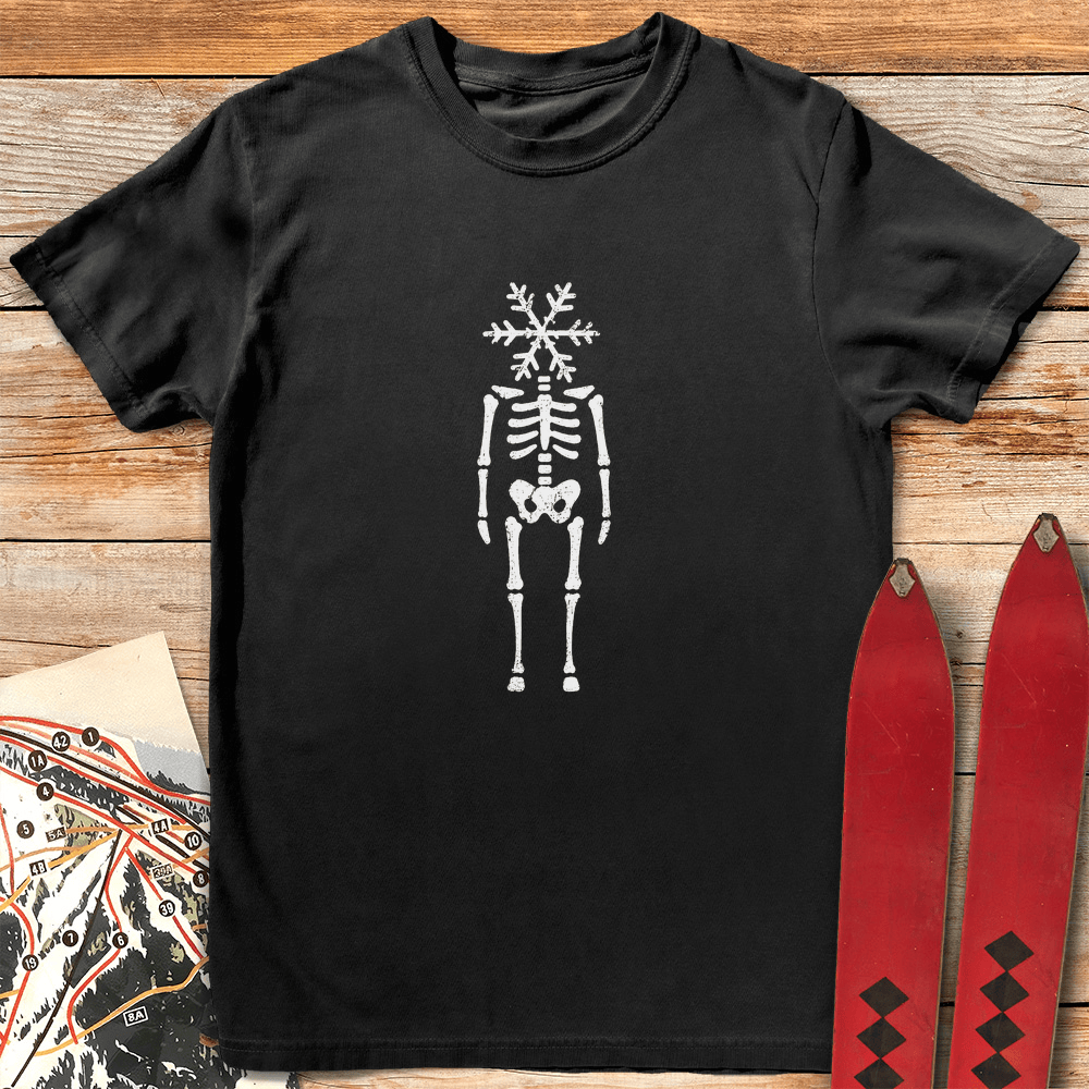 Snow Head T Shirt Gift For Skier