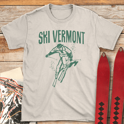 Ski Vermont T Shirt Gift For Skier