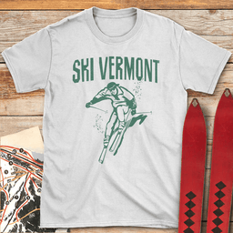 Ski Vermont T Shirt Gift For Skier