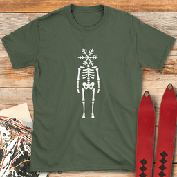 Snow Head T Shirt Gift For Skier