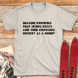 Skiing Best Hobby T Shirt Gift For Skier