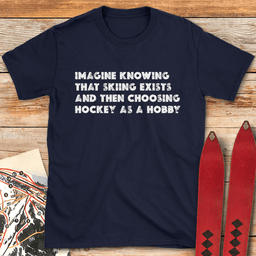 Skiing Best Hobby T Shirt Gift For Skier