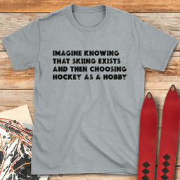 Skiing Best Hobby T Shirt Gift For Skier