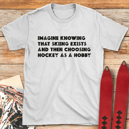 Skiing Best Hobby T Shirt Gift For Skier
