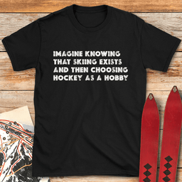 Skiing Best Hobby T Shirt Gift For Skier