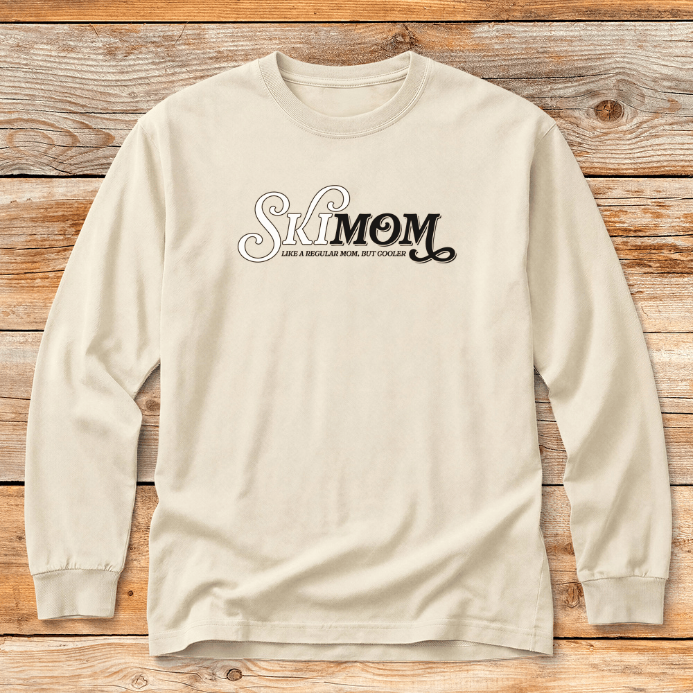 Ski Mom T Shirt Gift For Mom