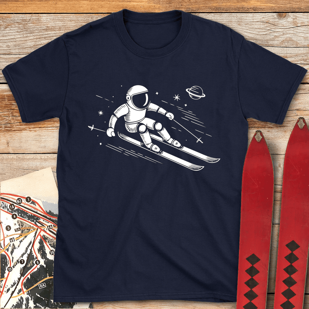 Ski The Universe T Shirt Gift For Skier