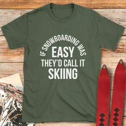 Skiing Is Easy T Shirt Gift For Skier