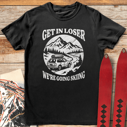 Skiing Loser T Shirt Gift For Skier
