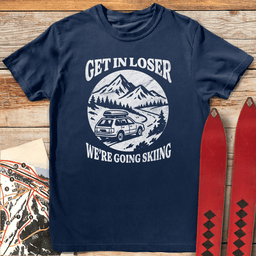 Skiing Loser T Shirt Gift For Skier