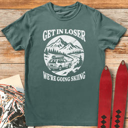 Skiing Loser T Shirt Gift For Skier