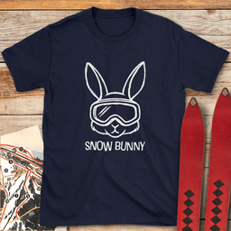 Snow Bunny T Shirt Gift For Skier