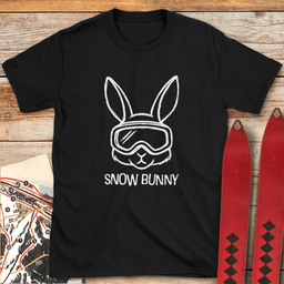 Snow Bunny T Shirt Gift For Skier