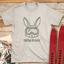 Snow Bunny T Shirt Gift For Skier