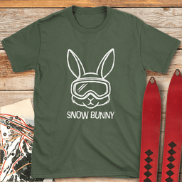 Snow Bunny T Shirt Gift For Skier