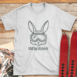 Snow Bunny T Shirt Gift For Skier