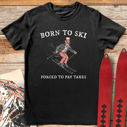 Ski Tax T Shirt Gift For Skier