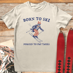 Ski Tax T Shirt Gift For Skier