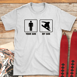 Snowboard Son T Shirt Gift For Snowboarder