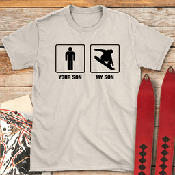 Snowboard Son T Shirt Gift For Snowboarder