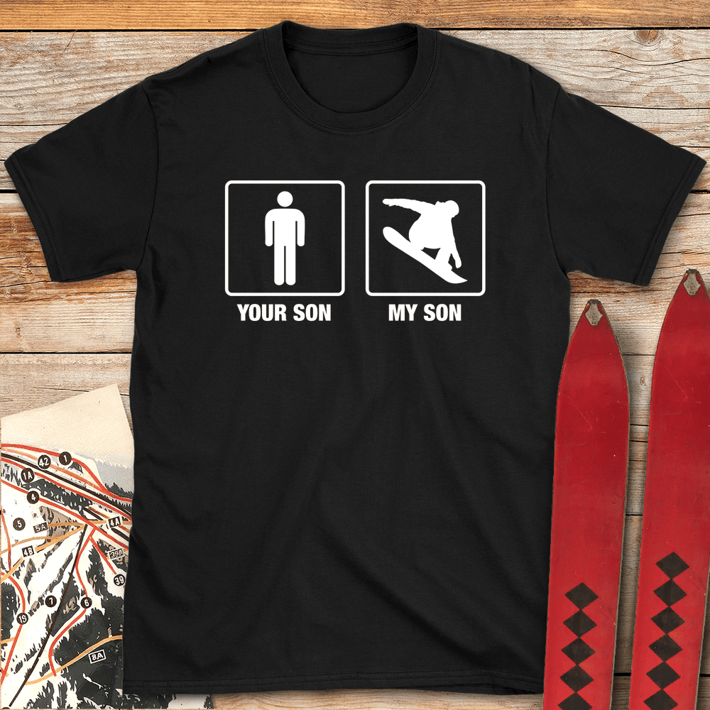 Snowboard Son T Shirt Gift For Snowboarder