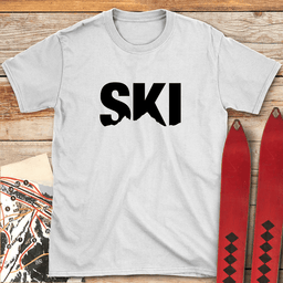 Ski Skyline T Shirt Gift For Skier