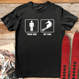 Son Shreds T Shirt Gift For Skier