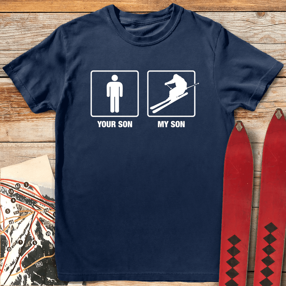 Son Shreds T Shirt Gift For Skier
