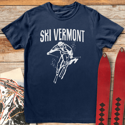 Ski Vermont T Shirt Gift For Skier