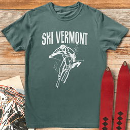 Ski Vermont T Shirt Gift For Skier