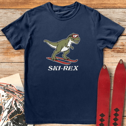 Ski Rex T Shirt Gift For Skier