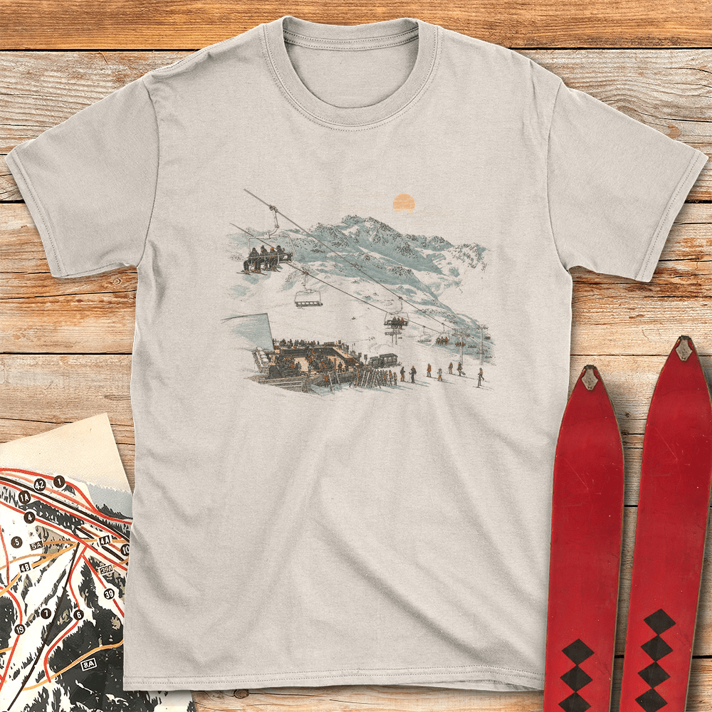 Slopeside Apre S T Shirt Gift For Skier