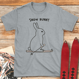 Snow Bunny T Shirt Gift For Skier
