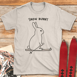 Snow Bunny T Shirt Gift For Skier